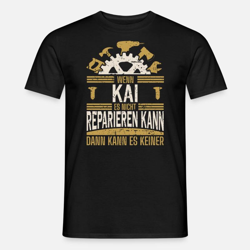 Kai Name Geschenk Geburtstag - Männer T-Shirt - Schwarz