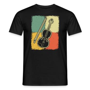 Violon Violoniste Violoniste - T-shirt homme - noir - Devant - AI Model Male 178 light (178cm)