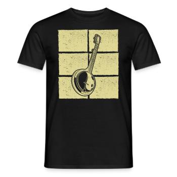 Banjo Banjo joueur Banjoïste - T-shirt homme - noir - Devant - AI Model Male 178 light (178cm)