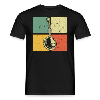 Banjo Banjo joueur Banjoïste - T-shirt homme - noir - Devant - AI Model Male 178 light (178cm)