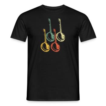 Banjo Banjo joueur Banjoïste - T-shirt homme - noir - Devant - AI Model Male 178 light (178cm)