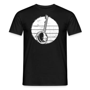 Banjo Banjo joueur Banjoïste - T-shirt homme - noir - Devant - AI Model Male 178 light (178cm)