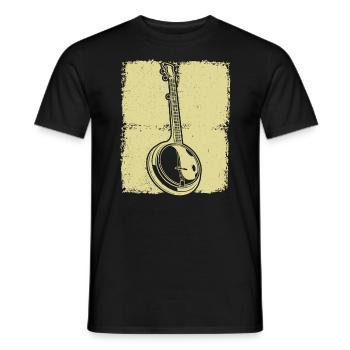 Banjo Banjospieler Banjoist - Männer T-Shirt - Schwarz - Vorne - AI Model Male 178 light (178cm)