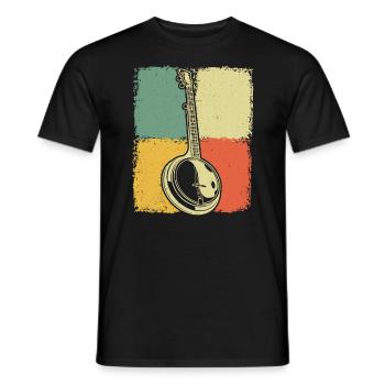 Banjo Banjospieler Banjoist - Männer T-Shirt - Schwarz - Vorne - AI Model Male 178 light (178cm)