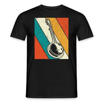 Banjo Banjospieler Banjoist - Männer T-Shirt - Schwarz - Vorne - AI Model Male 178 light (178cm)