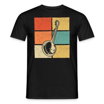 Banjo Banjo joueur Banjoïste - T-shirt homme - noir - Devant - AI Model Male 178 light (178cm)