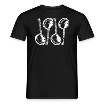 Banjo Banjo joueur Banjoïste - T-shirt homme - noir - Devant - AI Model Male 178 light (178cm)