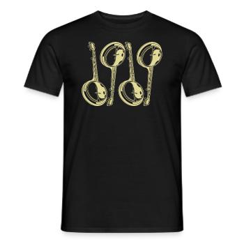 Banjo Banjo joueur Banjoïste - T-shirt homme - noir - Devant - AI Model Male 178 light (178cm)