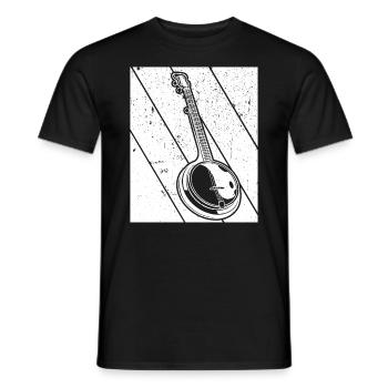 Banjo Banjo joueur Banjoïste - T-shirt homme - noir - Devant - AI Model Male 178 light (178cm)