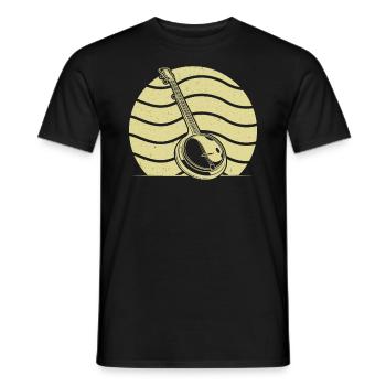 Banjo Banjo joueur Banjoïste - T-shirt homme - noir - Devant - AI Model Male 178 light (178cm)