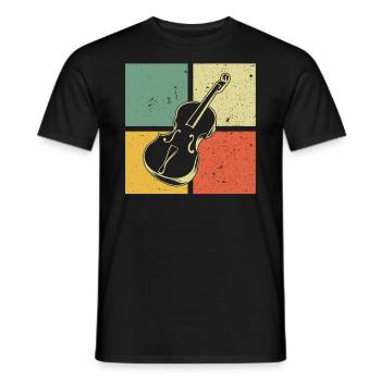 Cello Cellospieler Cellist - Männer T-Shirt - Schwarz - Vorne - AI Model Male 178 light (178cm)
