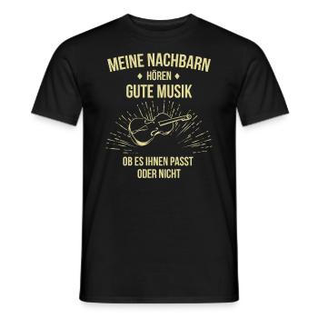 Cello Cellospieler Cellist - Männer T-Shirt - Schwarz - Vorne - AI Model Male 178 light (178cm)