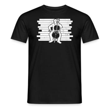 Cello cello player cellist - Men's T-Shirt - black - Front - AI Model Male 178 light (178cm)
