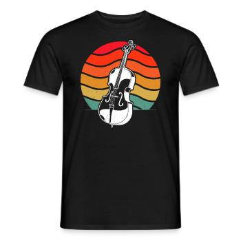 Cello Cellospieler Cellist - Männer T-Shirt - Schwarz - Vorne - AI Model Male 178 light (178cm)