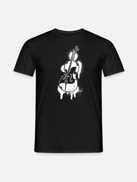 Cello Cellospieler Cellist - Männer T-Shirt - Schwarz