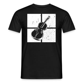 Cello Cellospieler Cellist - Männer T-Shirt - Schwarz - Vorne - AI Model Male 178 light (178cm)
