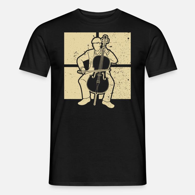 Cello cello player cellist - Men’s T-shirt - black