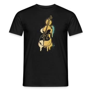 Cello Cellospieler Cellist - Männer T-Shirt - Schwarz - Vorne - AI Model Male 178 light (178cm)