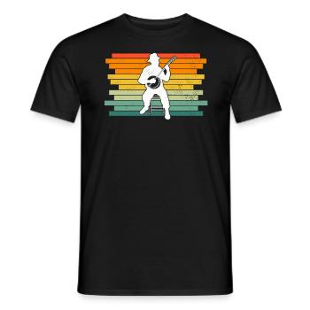 Banjo Banjospieler Banjoist - Männer T-Shirt - Schwarz - Vorne - AI Model Male 178 light (178cm)