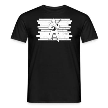 Banjo Banjospieler Banjoist - Männer T-Shirt - Schwarz - Vorne - AI Model Male 178 light (178cm)
