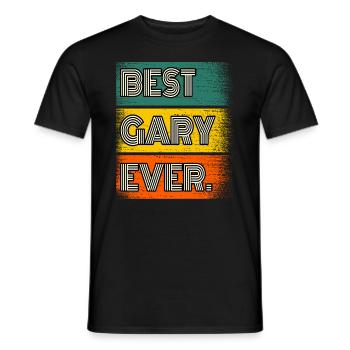 Gary Nom Cadeau Citation Drôle - T-shirt homme - noir - Devant - AI Model Male 178 light (178cm)