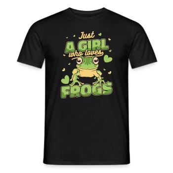 Crapaud grenouille - T-shirt homme - noir - Devant - AI Model Male 178 light (178cm)