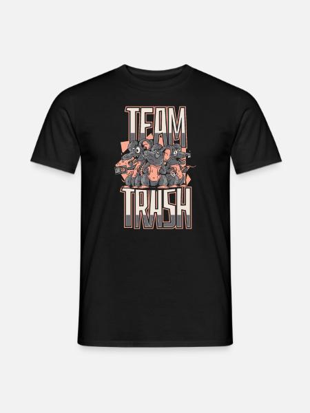 Ratte Tier Ratten Nagetier - Männer T-Shirt - Schwarz