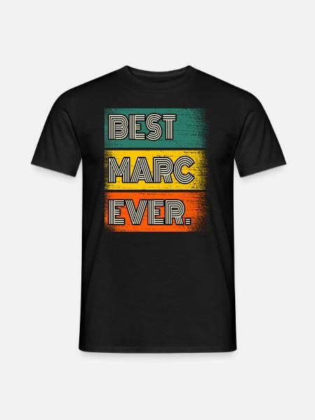 Marc Name Geschenk Spruch Lustig - Männer T-Shirt - Schwarz