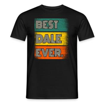 Dale Nom Cadeau Citation Drôle - T-shirt homme - noir - Devant - AI Model Male 178 light (178cm)