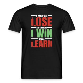 Aktienhandel Trader Börse Trading Aktien - Männer T-Shirt - Schwarz - Vorne - AI Model Male 178 light (178cm)