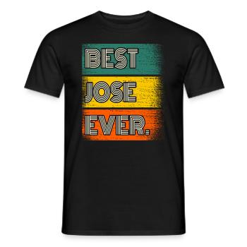 Jose Name Gift Quote Funny - Men's T-Shirt - black - Front - AI Model Male 178 light (178cm)