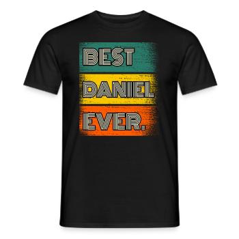 Daniel Name Geschenk Spruch Lustig - Männer T-Shirt - Schwarz - Vorne - AI Model Male 178 light (178cm)