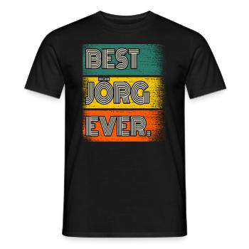 Jörg Name Geschenk Spruch Lustig - Männer T-Shirt - Schwarz - Vorne - AI Model Male 178 light (178cm)