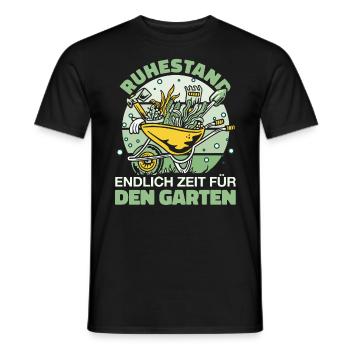 Ruhestand Rentner Rente Pension Renteneintritt - Männer T-Shirt - Schwarz - Vorne - AI Model Male 178 light (178cm)