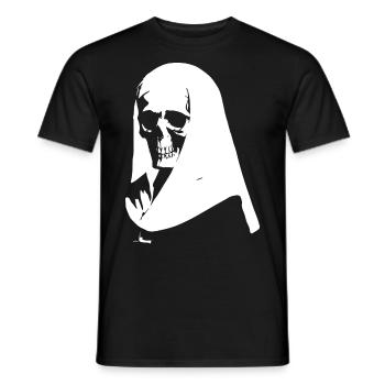 Mystifying et Audacieuse Horreur Nonne, Satanique et Occu - T-shirt homme - noir - Devant - AI Model Male 178 light (178cm)