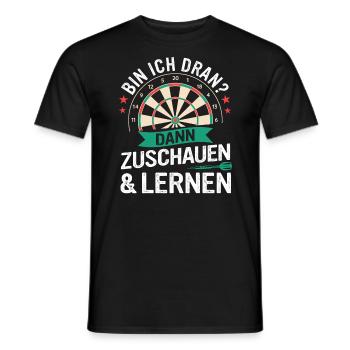 Dart Darts Dartspieler Dartsport - Männer T-Shirt - Schwarz - Vorne - AI Model Male 178 light (178cm)