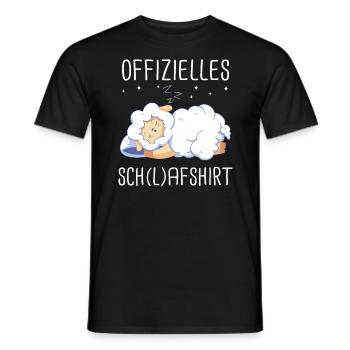 Schafe Schafherde Bauernhof Landwirt Schäfer - Männer T-Shirt - Schwarz - Vorne - AI Model Male 178 light (178cm)