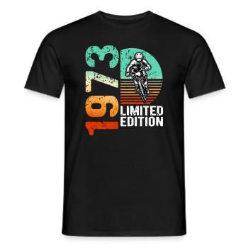 1973 Édition limitée VTT Bike Bike Bike - T-shirt homme - noir - Devant - AI Model Male 178 light (178cm)