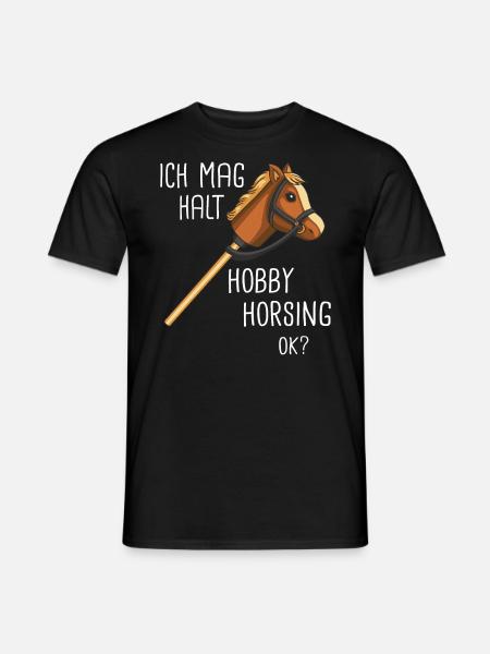 Hobby Horsing Steckenpferd Hobbyhorsing - Männer T-Shirt - Schwarz