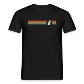 Lapin Lapin Lapin Animal de compagnie - T-shirt homme - noir - Devant - AI Model Male 178 light (178cm)