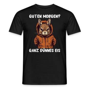 Eichhörnchen Baumhörnchen Squirrel - Männer T-Shirt - Schwarz - Vorne - AI Model Male 178 light (178cm)