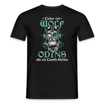 Wikinger Nordisch Krieger Valhalla - Männer T-Shirt - Schwarz - Vorne - AI Model Male 178 light (178cm)