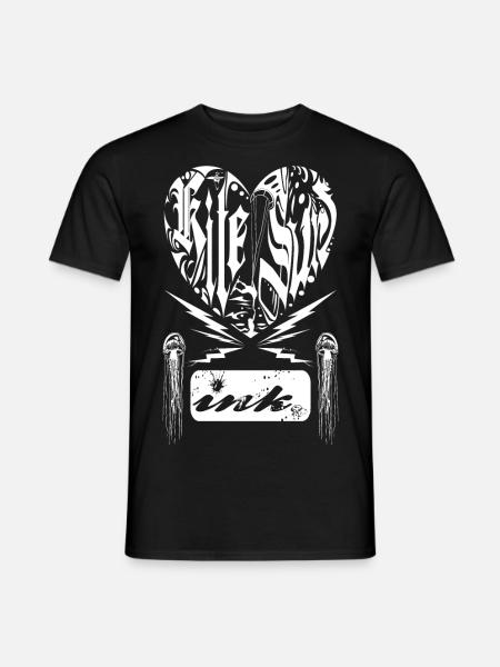 KITESURF INKD - Men's T-Shirt - black