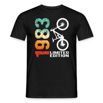 1983 Édition limitée VTT Bike Bike Bike - T-shirt homme - noir - Devant - AI Model Male 178 light (178cm)