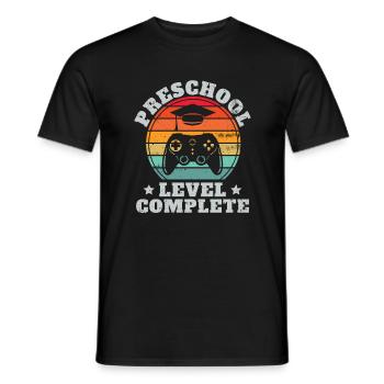 Niveau préscolaire complet Retro Pre-K Graduation - T-shirt homme - noir - Devant - AI Model Male 178 light (178cm)