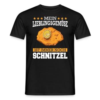 Wiener Schnitzel Plätzli Österreich Essen - Männer T-Shirt - Schwarz - Vorne - AI Model Male 178 light (178cm)