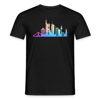 Frankfurt Hessen Deutschland Frankfurter - Männer T-Shirt - Schwarz - Vorne - AI Model Male 178 light (178cm)