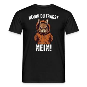 Hase Hasen Kaninchen Haustier - Männer T-Shirt - Schwarz - Vorne - AI Model Male 178 light (178cm)
