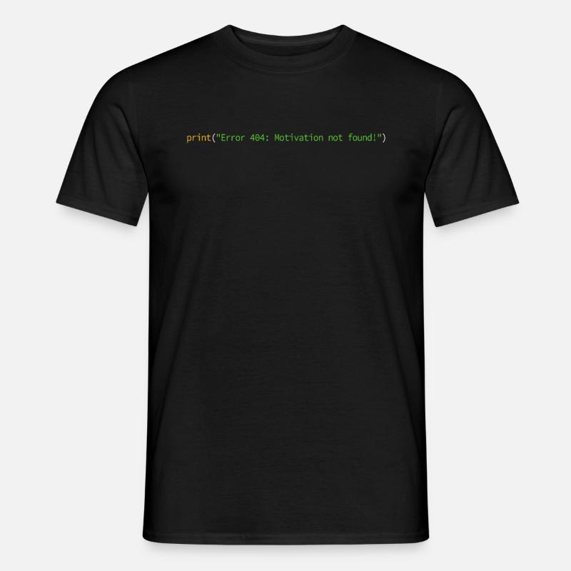 Programmierer Informatiker Nerd Softwareingenieur - Männer T-Shirt - Schwarz