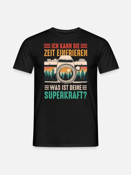 Fotograf Fotografie - Männer T-Shirt - Schwarz